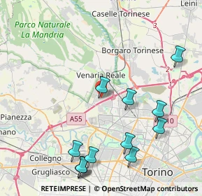 Mappa Via Giovanni Boccaccio, 10078 Venaria Reale TO, Italia (4.94333)
