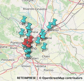 Mappa Strada Pedaggio Vecchio, 10090 San Mauro torinese TO, Italia (11.79263)