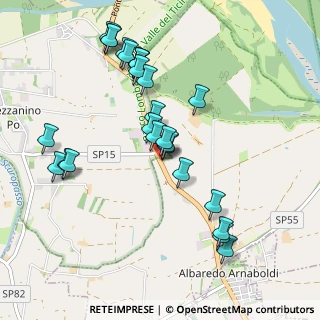 Mappa Strada Provinciale per, 27040 Albaredo Arnaboldi PV, Italia (1.00885)