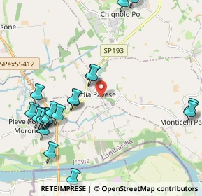 Mappa Via Monticelli, 27010 Badia Pavese PV, Italia (2.5375)