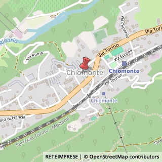 Mappa Via IV Novembre, 10050 Chiomonte TO, Italia, 10050 Chiomonte, Torino (Piemonte)