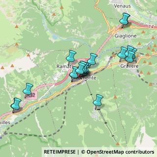 Mappa Via Vittorio Emanuele, 10050 Chiomonte TO, Italia (1.7405)