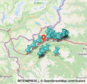 Mappa Via Vittorio Emanuele, 10050 Chiomonte TO, Italia (10.3355)