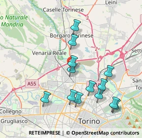 Mappa SP di Lanzo, 10148 Torino TO, Italia (3.86154)