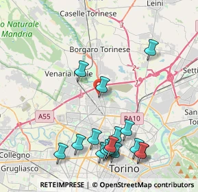 Mappa SP di Lanzo, 10148 Torino TO, Italia (4.6925)
