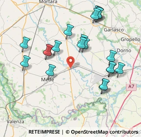 Mappa Via Cesare Battisti, 27034 Lomello PV, Italia (8.131)