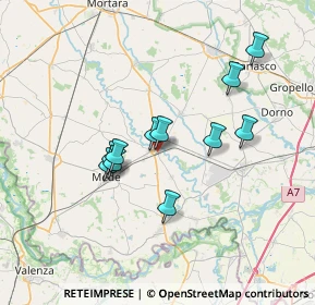 Mappa Via Cesare Battisti, 27034 Lomello PV, Italia (5.91818)