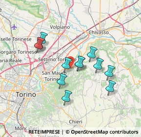 Mappa SS 590, 10090 Castiglione Torinese TO, Italia (6.01833)