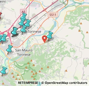 Mappa SS 590, 10090 Castiglione Torinese TO, Italia (6.36467)