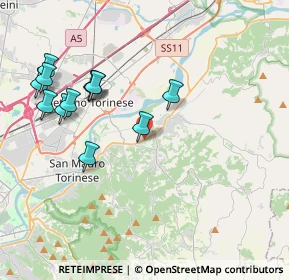 Mappa SS 590, 10090 Castiglione Torinese TO, Italia (4.19833)