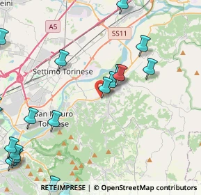 Mappa SS 590, 10090 Castiglione Torinese TO, Italia (6.0765)