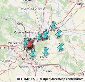 Mappa SS 590, 10090 Castiglione Torinese TO, Italia (10.8695)
