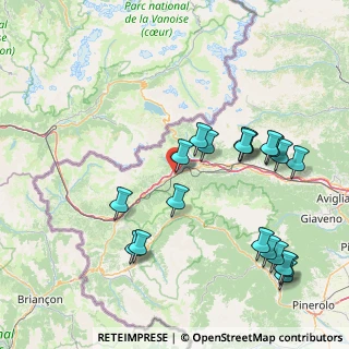 Mappa Via Camillo Benso Conte di Cavour, 10050 Chiomonte TO, Italia (18.14)