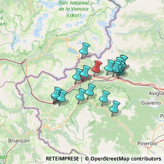 Mappa Via Camillo Benso Conte di Cavour, 10050 Chiomonte TO, Italia (12.09)