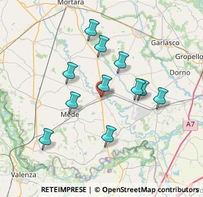 Mappa Via Guglielmo Marconi, 27034 Lomello PV, Italia (6.37182)