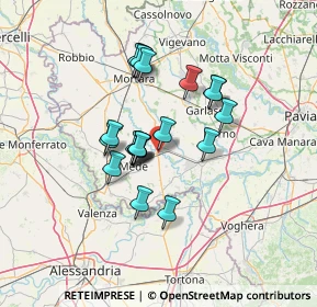 Mappa Via Guglielmo Marconi, 27034 Lomello PV, Italia (10.517)