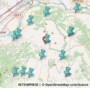 Mappa 10090 Rivalba TO, Italia (5.11467)