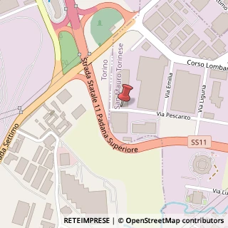 Mappa Via Pescarito, 98, 10099 San Mauro Torinese, Torino (Piemonte)