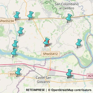Mappa Via Rivolta, 27017 Pieve Porto Morone PV, Italia (5.95818)