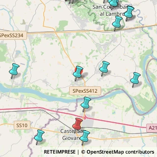 Mappa Via Rivolta, 27017 Pieve Porto Morone PV, Italia (7.076)