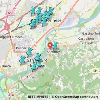 Mappa Via Mezzaluna, 10099 San Mauro Torinese TO, Italia (2.33688)