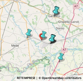 Mappa Via XX Settembre, 27032 Ferrera Erbognone PV, Italia (5.96636)