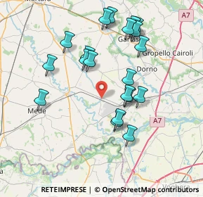 Mappa Via XX Settembre, 27032 Ferrera Erbognone PV, Italia (7.4355)