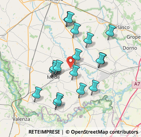 Mappa SP 193 bis, 27034 Lomello PV (6.61333)