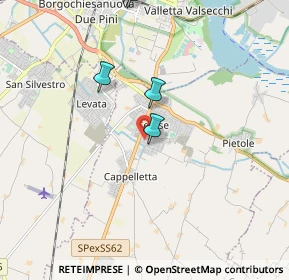 Mappa Via di Mezzo, 46034 Borgo Virgilio MN, Italia (3.9475)