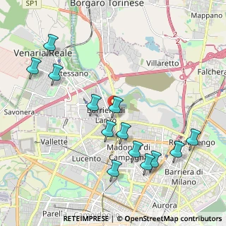 Mappa Via Quincinetto, 10148 Torino TO, Italia (2.24462)