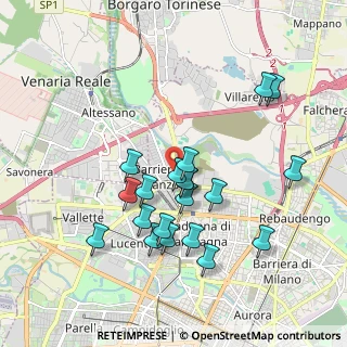 Mappa Via Quincinetto, 10148 Torino TO, Italia (1.7775)