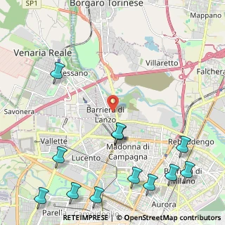 Mappa Via Quincinetto, 10148 Torino TO, Italia (3.13)