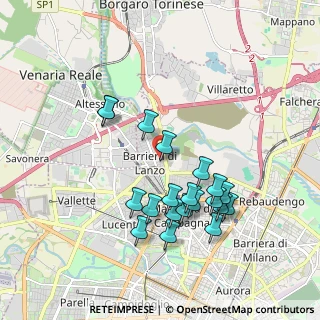 Mappa Via Quincinetto, 10148 Torino TO, Italia (1.802)