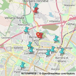 Mappa Via Quincinetto, 10148 Torino TO, Italia (2.30818)