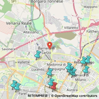 Mappa Via Quincinetto, 10148 Torino TO, Italia (3.30667)