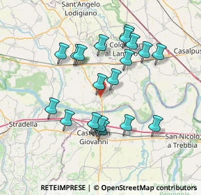Mappa SP ex Strada Statale, 27017 Pieve Porto Morone PV, Italia (6.8265)