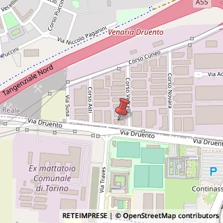 Mappa Via Druento, 280, 10078 Venaria Reale, Torino (Piemonte)