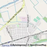 Kaart Sannazzaro de' Burgondi