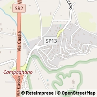 Map Campagnano di Roma