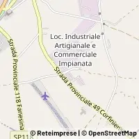 Mapa Corfinio
