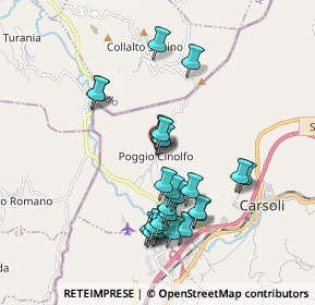 Mappa Via Monumento ai Caduti, 67061 Carsoli AQ, Italia (1.82692)