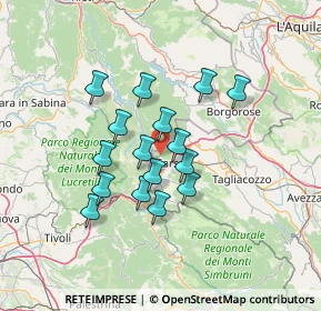 Mappa Via Monumento ai Caduti, 67061 Carsoli AQ, Italia (11.53313)