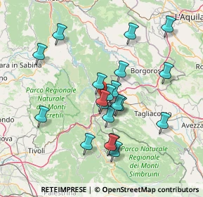 Mappa Via Monumento ai Caduti, 67061 Carsoli AQ, Italia (14.2335)