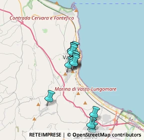 Mappa Via Sportello, 66054 Vasto CH, Italia (2.54615)