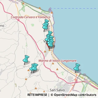 Mappa Via Santa Maria, 66054 Vasto CH, Italia (3.06909)