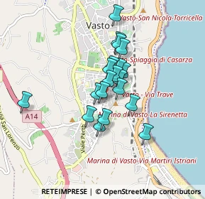 Mappa Via Giulia, 66054 Vasto CH, Italia (0.6385)