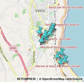 Mappa Via Adua, 66054 Vasto CH, Italia (0.64846)
