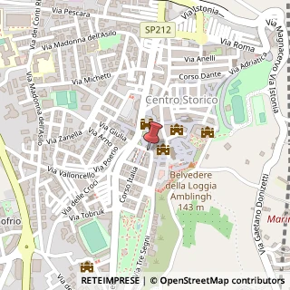 Mappa Piazza G. Rossetti, 46, 66054 Vasto, Chieti (Abruzzo)