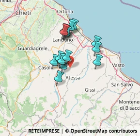 Mappa Via San luca, 66041 Atessa CH, Italia (10.335)