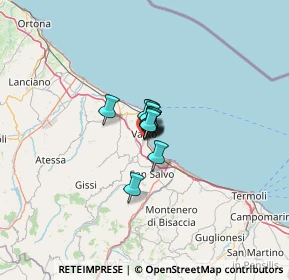 Mappa Via Ludovico Ariosto, 66054 Vasto CH, Italia (3.57909)